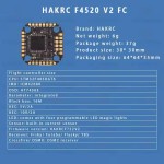 HAKRC F4520 V2 Mini-Flugs teuerung RC DIY Drohnen Flug zubehör 30x30mm DIY Drohne Ersatzteile Zubehörset